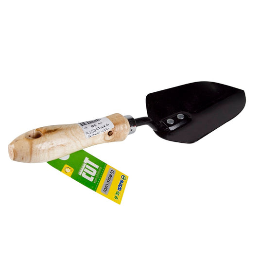 כף שתילה רחבה ידית עץ CUT