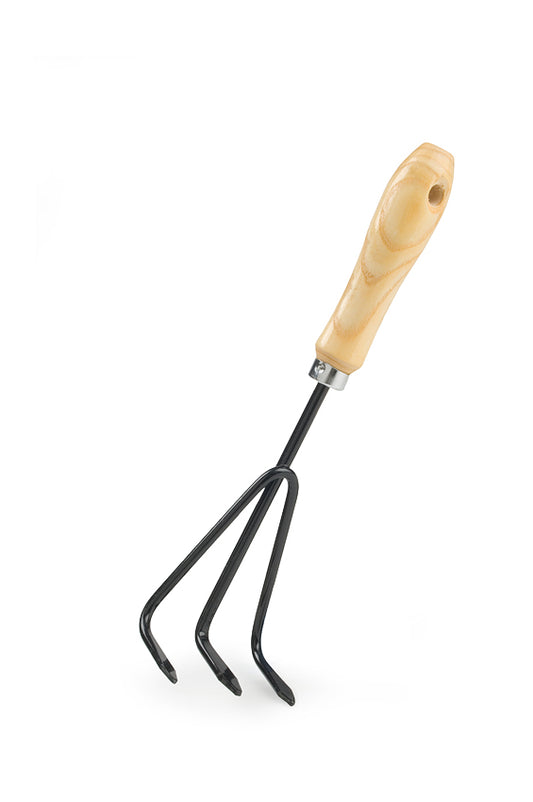 מקלטר 3 שינים ידית עץ CUT