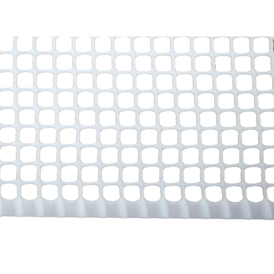 גליל רשת פלסטיק לבן 1*1 1*5מטר
