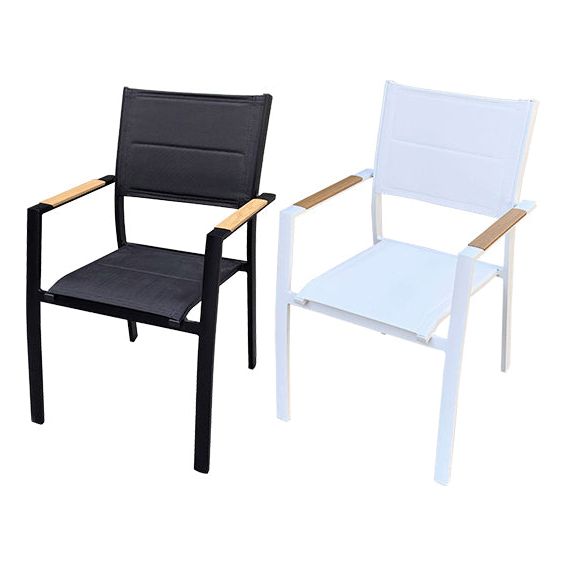 כסא לגינה ולמרפסת אלומיניום אפולו לבן