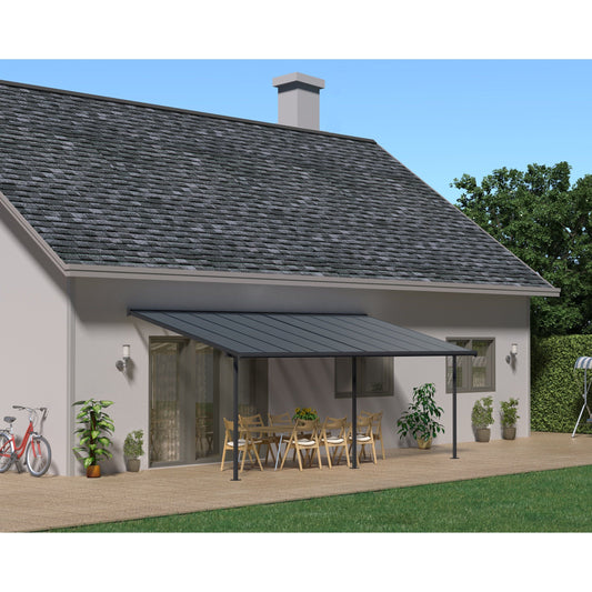 פרגולה אלומיניום Sierra אפורה 3x6.2 מבית פלרם - Canopia 705333