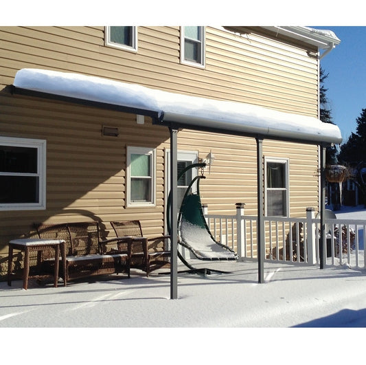 פרגולה אלומיניום Feria לבנה 3X8.5 מבית פלרם - Canopia