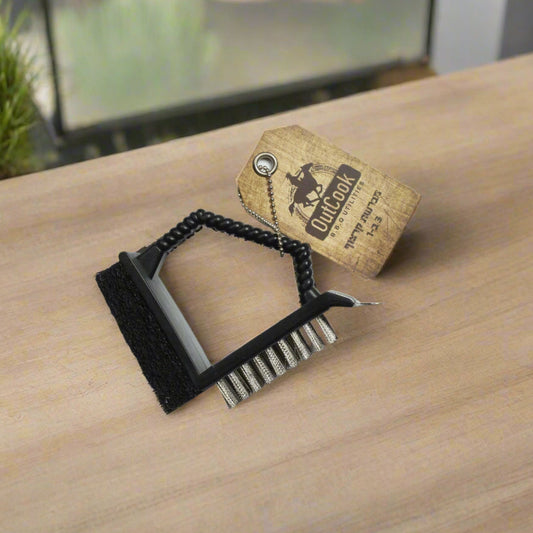 מברשת  ניקוי  3 ב–1 לניקוי וקרצוף הגריל