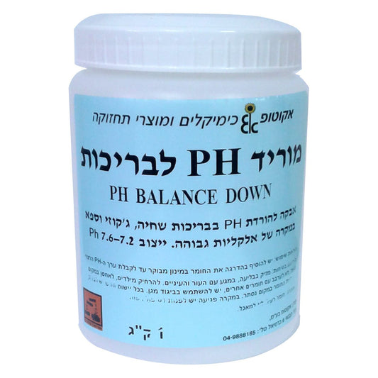 מוריד PH לבריכות