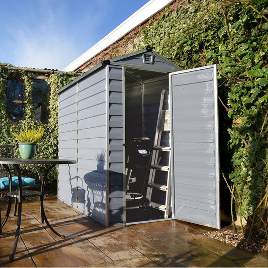 מחסן גינה Skylight אפור 1.2X1.8 מבית פלרם - Canopia