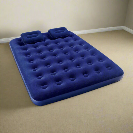 מזרון כחול זוגי+משאבה 203*152*22 ס"מ דגם 67374