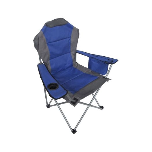 כסא קמפינג דגם מירון גב גבוה כחול CAMPLUS - בקניית 2 כסאות מחיר ליח' 200 שח