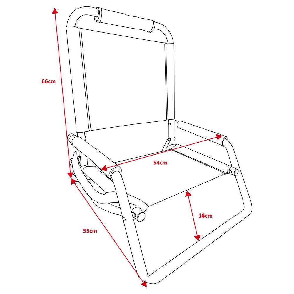 כסא ים מתקפל צבעוני CAMPLUS