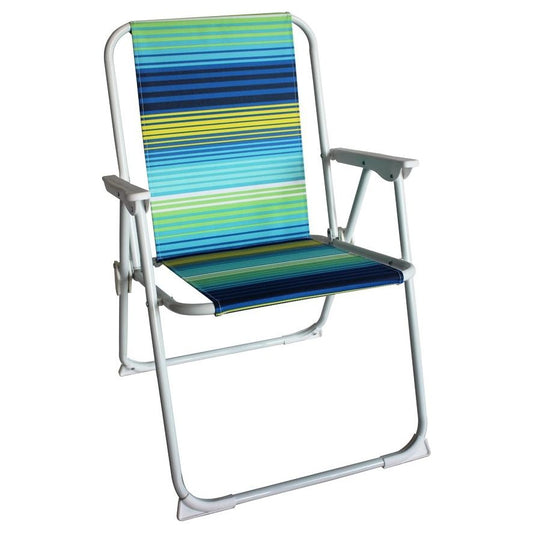 כסא ים מתקפל כחול צהוב CAMPLUS - בקניית 2 כסאות מחיר ליחידה 70 שח