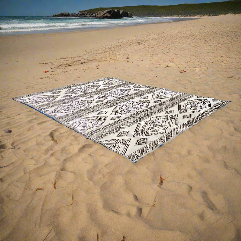 מחצלת לים 180X270 אפור