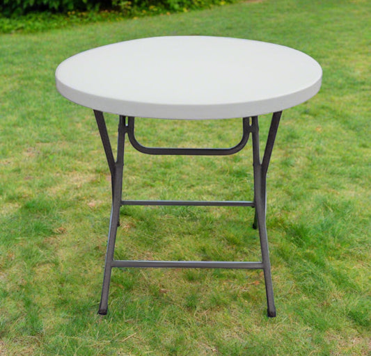 שולחן מתקפל עגול קוטר 80 ס"מ