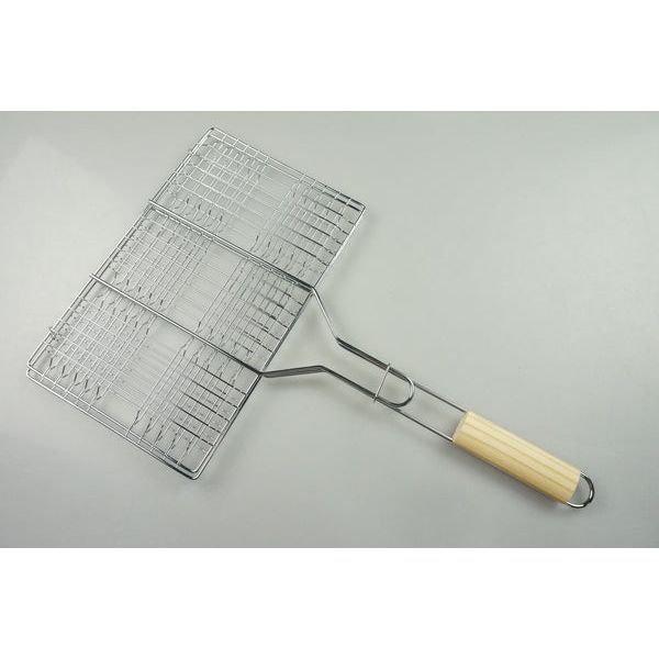 רשת צלייה 21.5*34 ס"מ ידית עץ