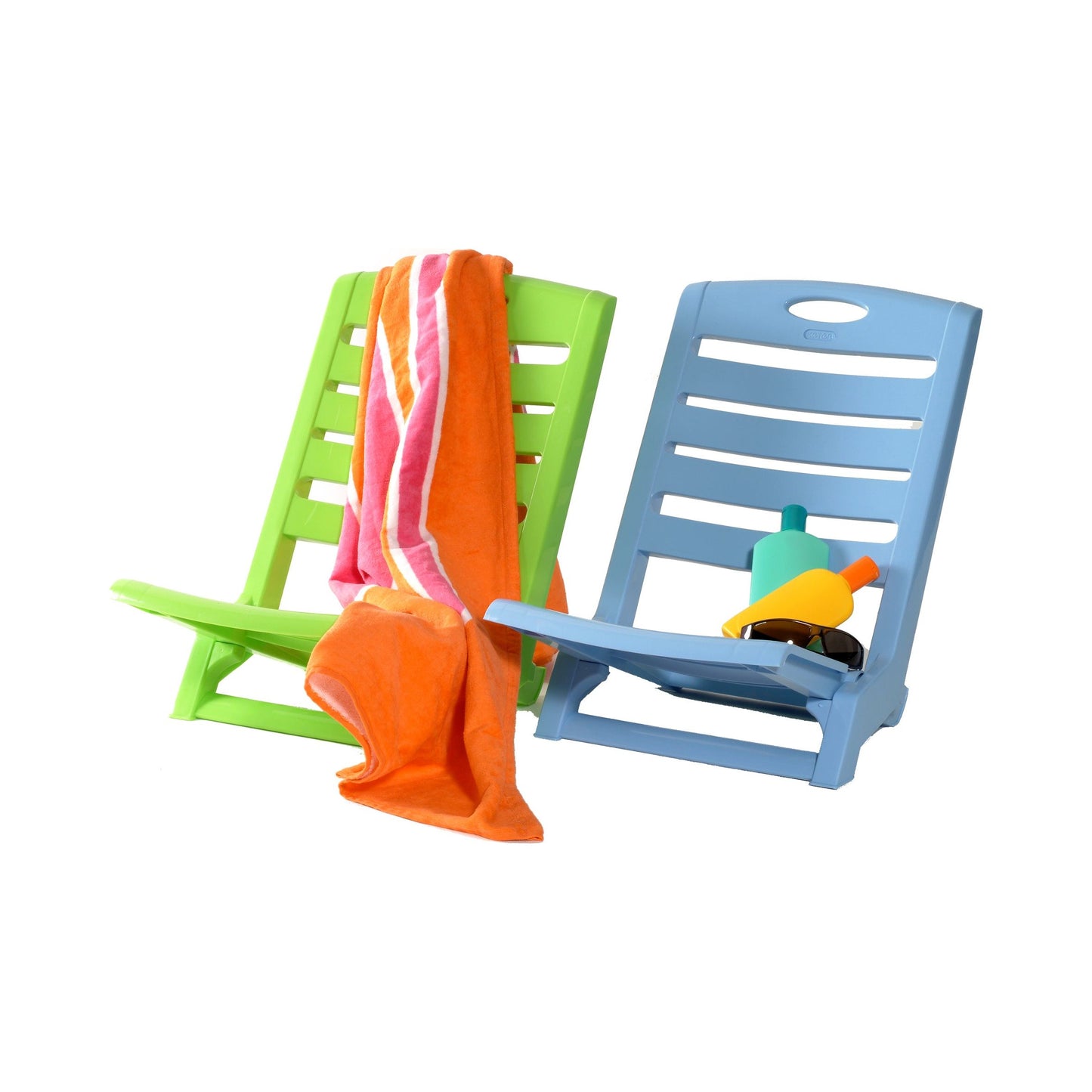 כסא ים מתקפל פלסטיק דגם סאני 2- כתר