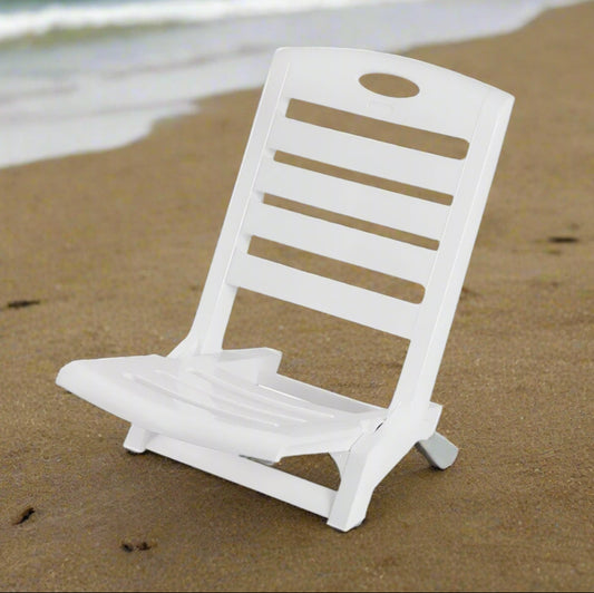 2 כסאות ים מתקפלים פלסטיק דגם סאני 2- כתר