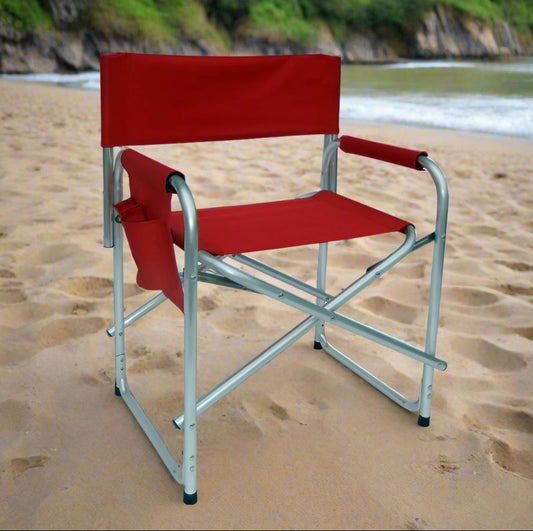 כיסא במאי מתקפל - צבע אדום CAMPLUS