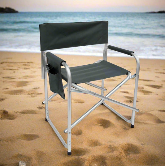 כיסא במאי מתקפל - צבע אפור CAMPLUS