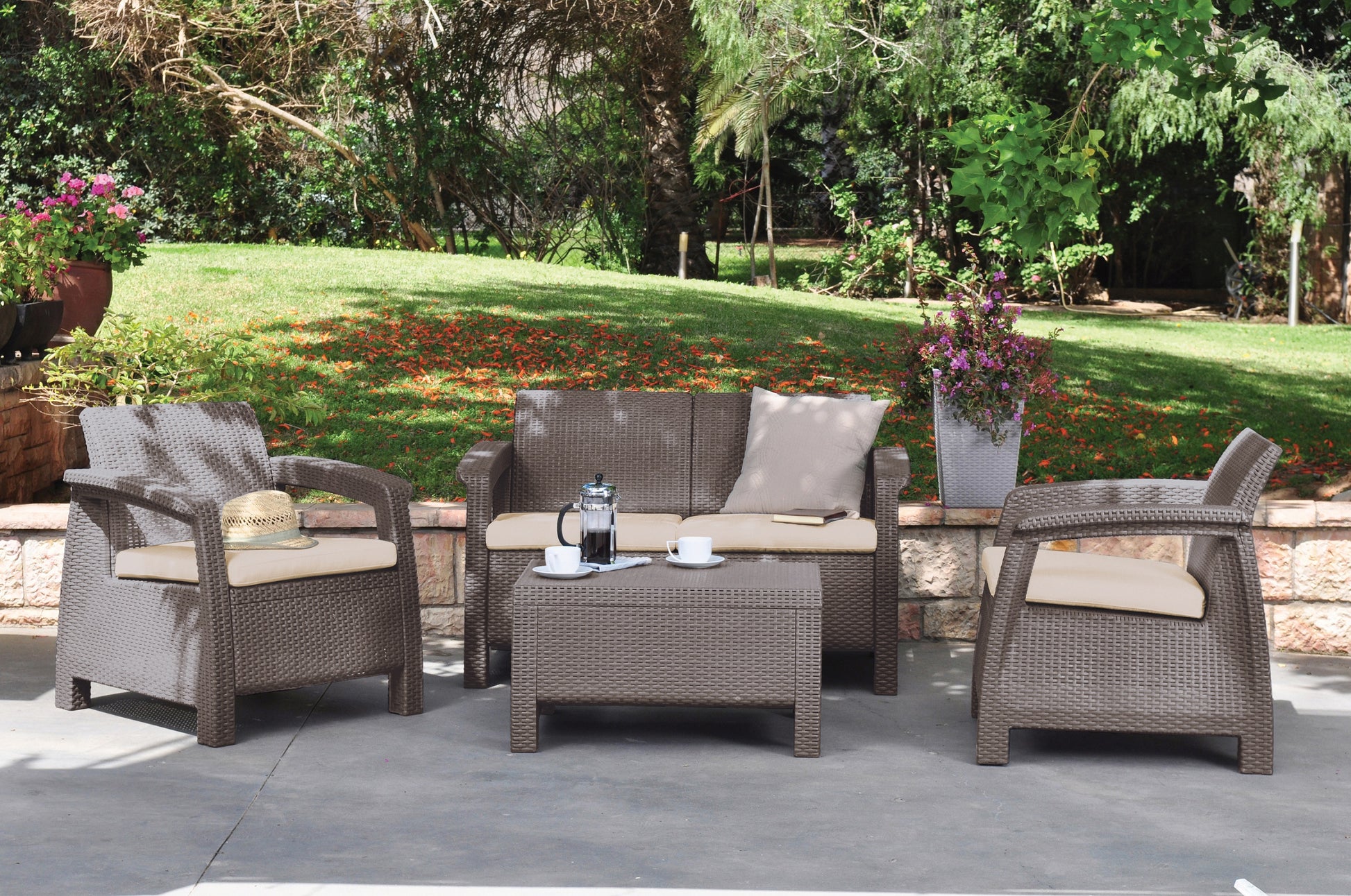 מערכת ישיבה קורפו קפוצינו