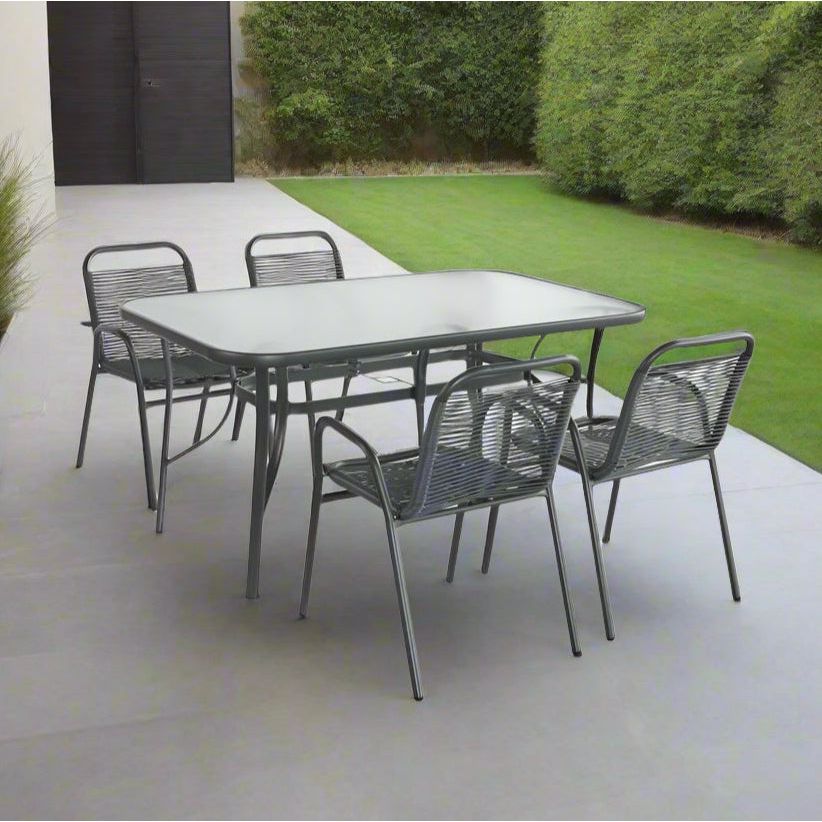 פינת אוכל ניו יורק + 4 כסאות ג'רסי