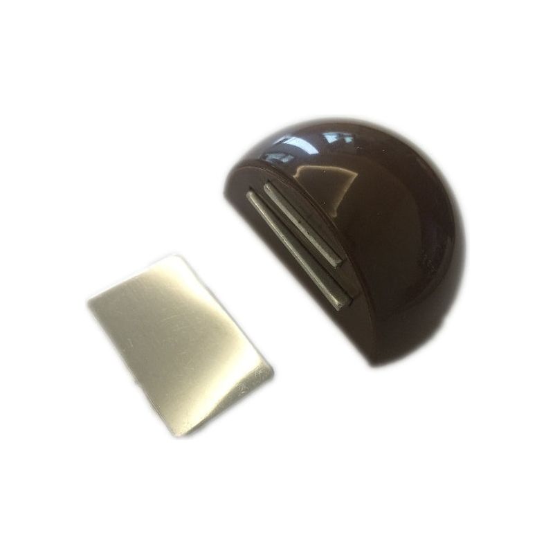 מעצור מגנטי לדלת צבע חום