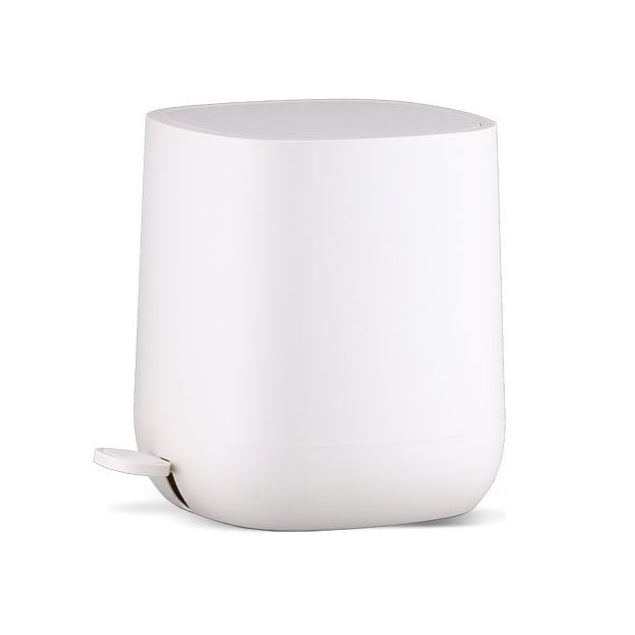 פח אשפה מעוצב לשירותים מודרנה 5 ליטר לבן - MATINA