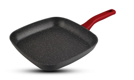 מחבת גריל 28 ס"מ CASUAL PLUS ידית בורדו Food Appeal