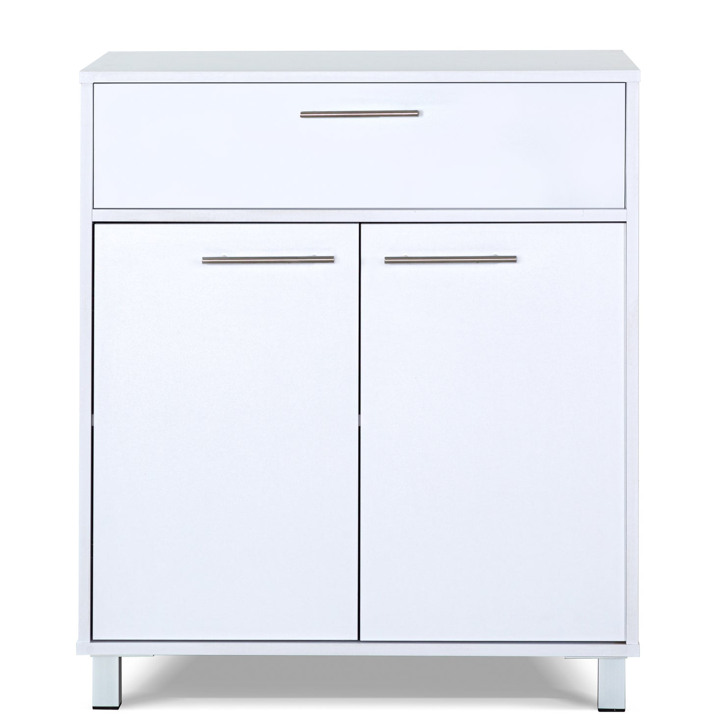 שידה 2 דלתות ומגירה לבן דגם 386