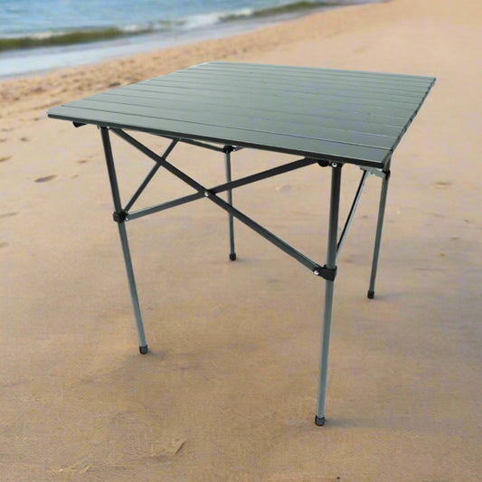 COMPACT TABLE שולחן אלומיניום מתקפל 70*70