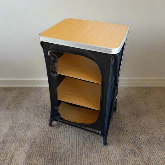 ארון שירות מתקפל עם תאי אחסון