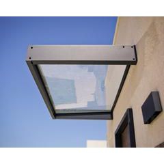 גגון Sophia אפור שקוף 1X1.6 עיצוב מודרני מבית פלרם - Canopia