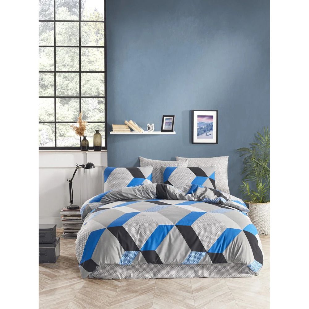 מערכת קיץ למיטה וחצי 120/200 + שמיכת קיץ דו צדדית 200*150 דגם גינס