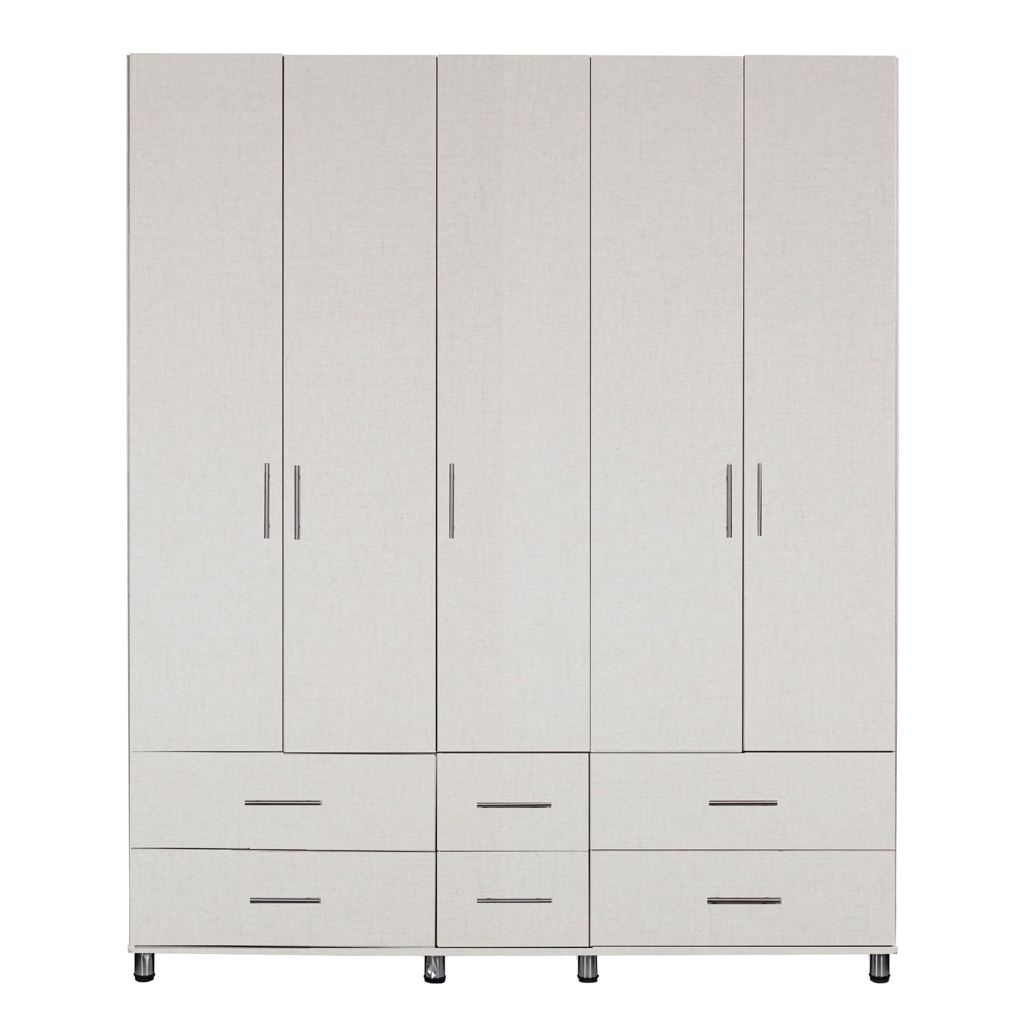 ארון בגדים מיטל 5 דל 2 מג צרות 4 שמנת