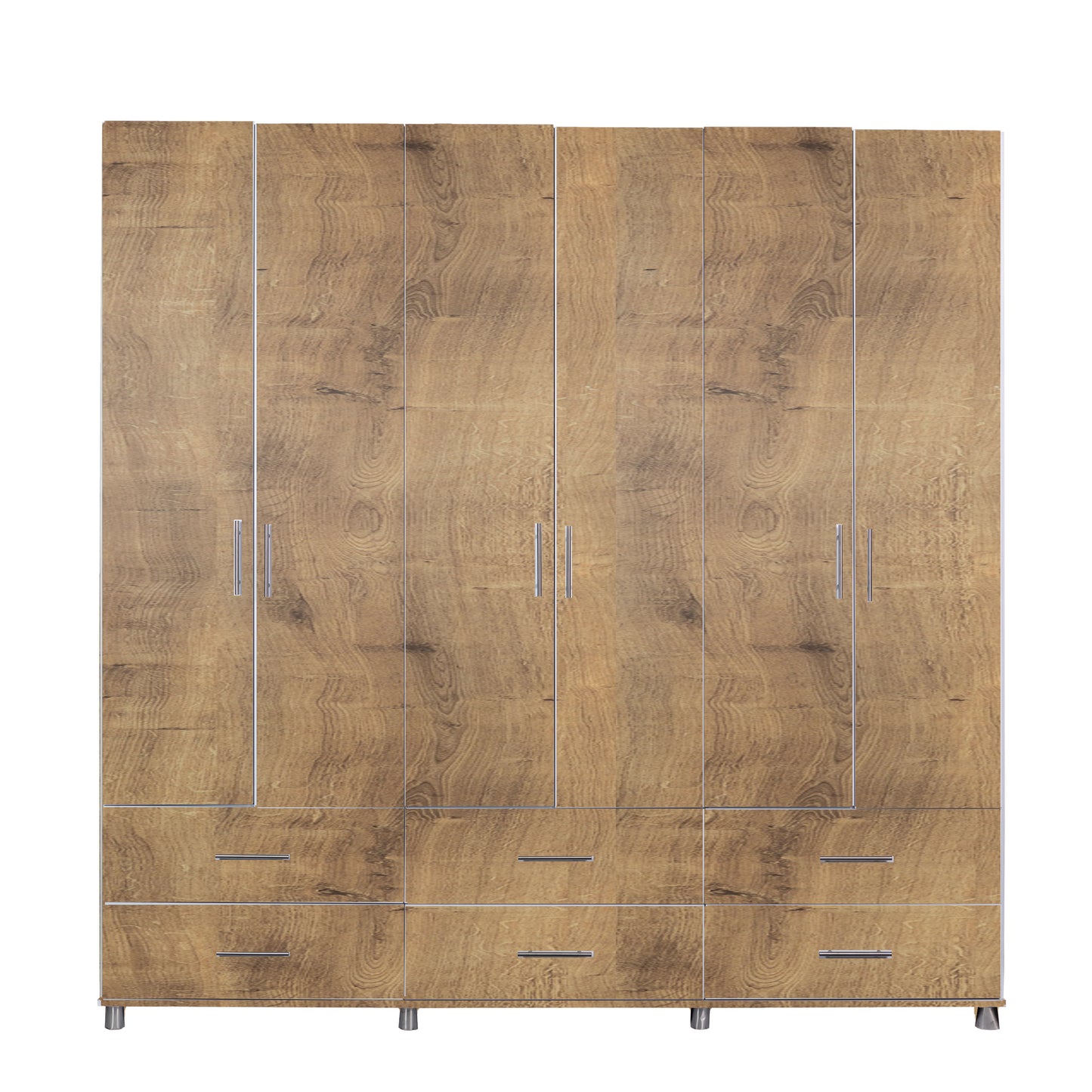 ארון בגדים מיטל 6 דל 6 מג רחבות אלון מבוקע