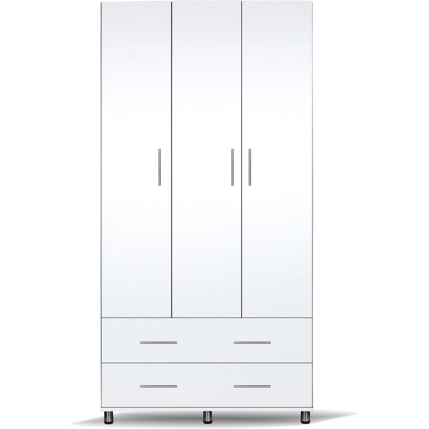 ארון בגדים מיטל 3 דל ת.צרה 2 מג לבן