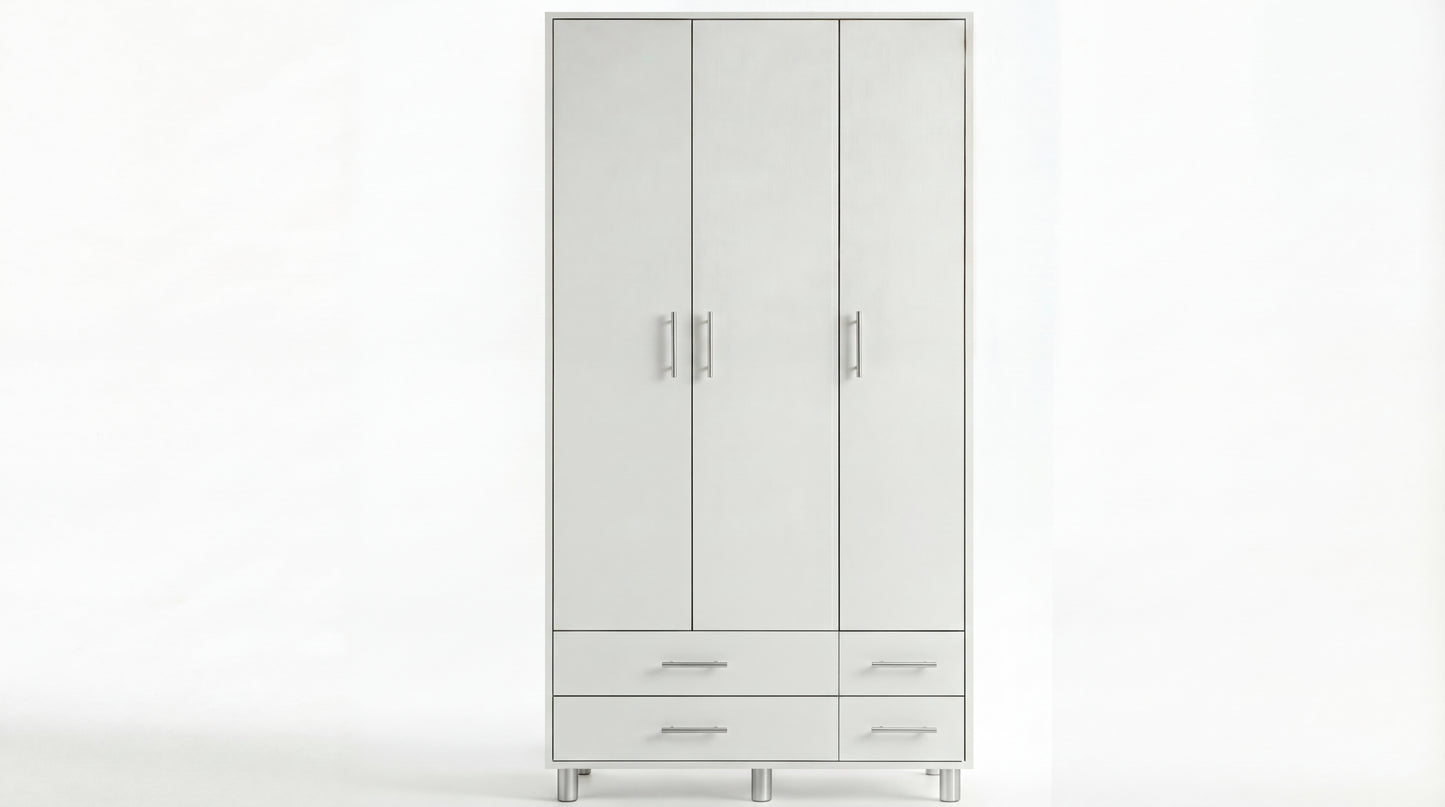 ארון בגדים מיטל 3 דל ת.צרה 2 מג לבן