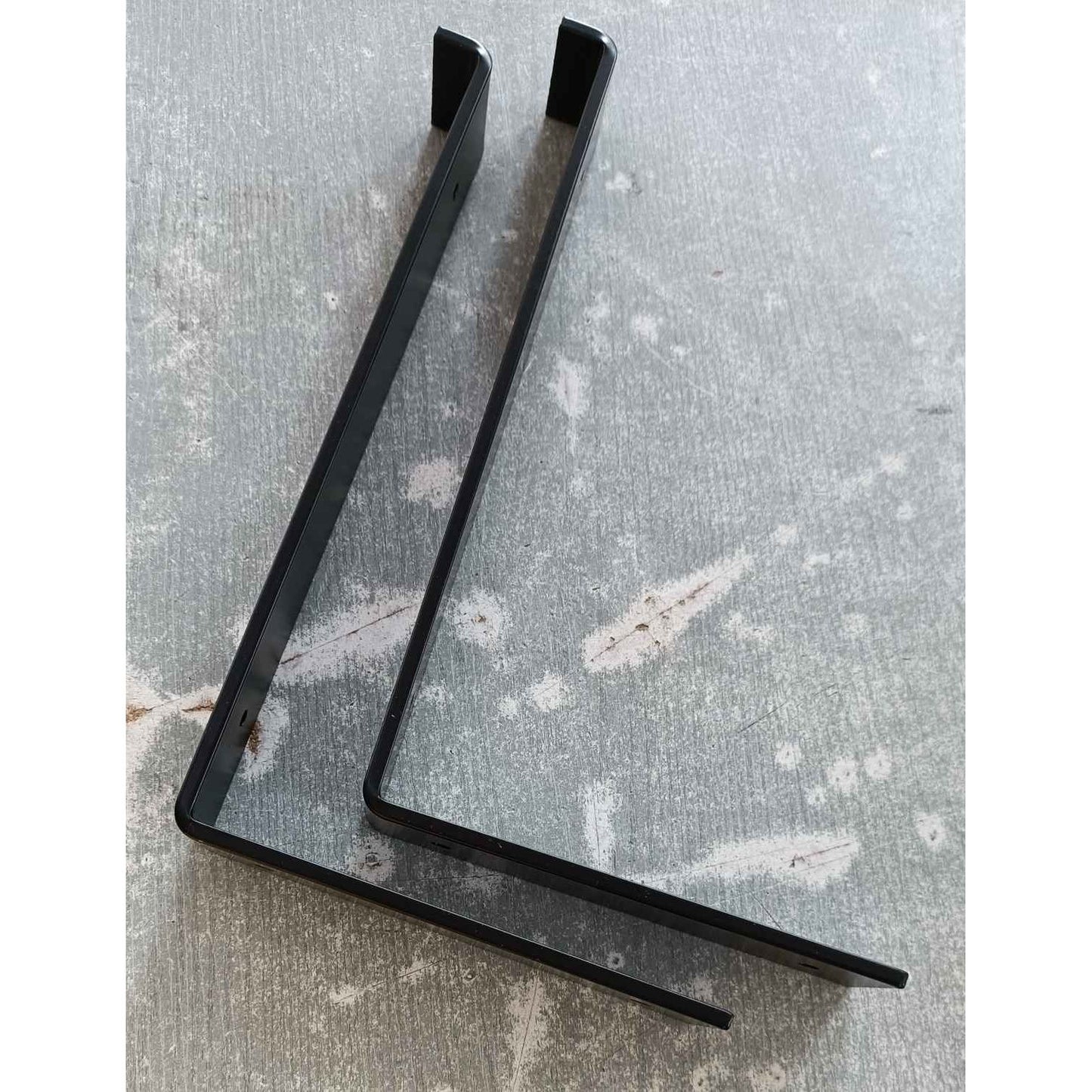 תומך מדף Z שחור 15*25 ס"מ