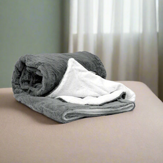 שמיכת פינוק צמר שרפה 200*220 ס"מ