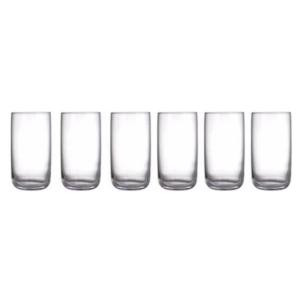 סט 6 כוסות זכוכית לונג 365 מ"ל ICONIC