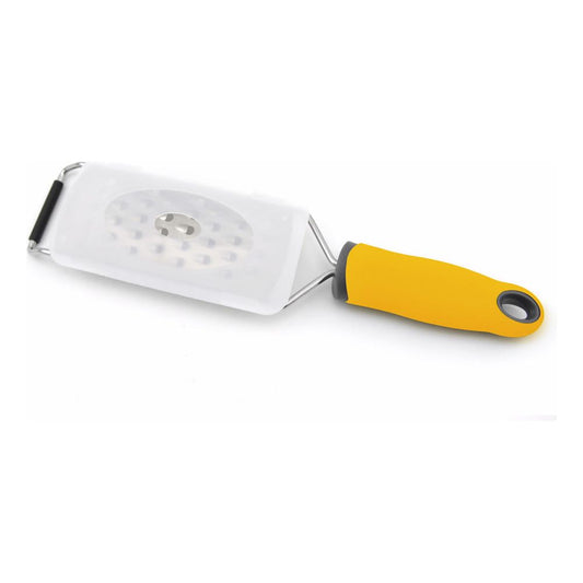 מגרדת פומפייה ידנית 20.5 ס"מ ידית צהובה