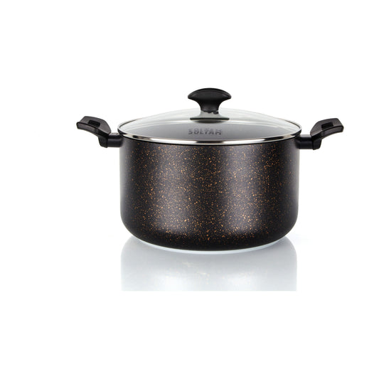 סיר בישול Optima ציפוי שיש, 26 ס"מ 6.5 ליטר, סולתם