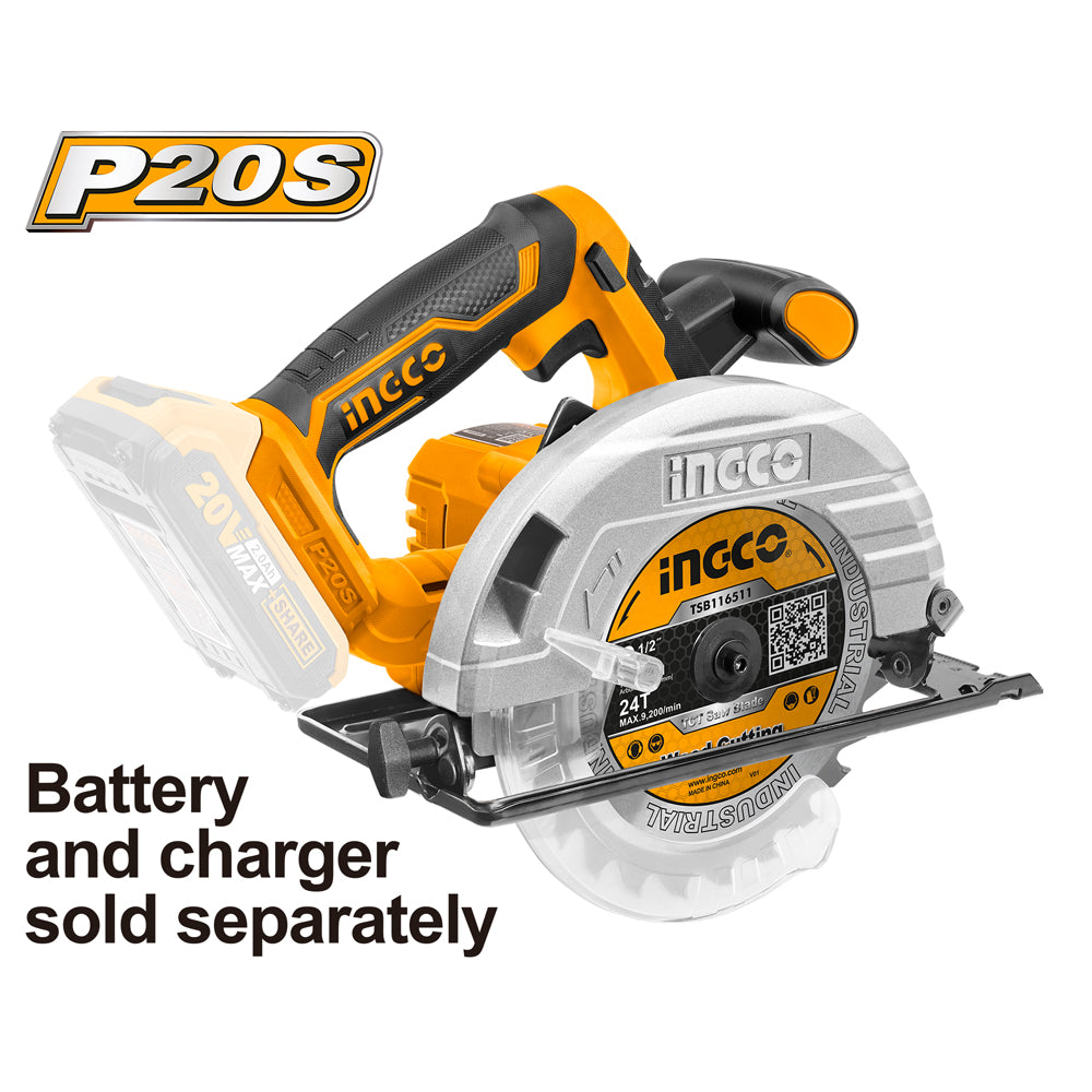 גוף מסור עגול נטען 20V