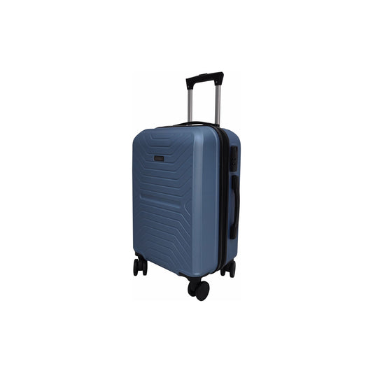 מזוודה קשיחה דגם רומא 24 אינץ כחולה SUZUKI