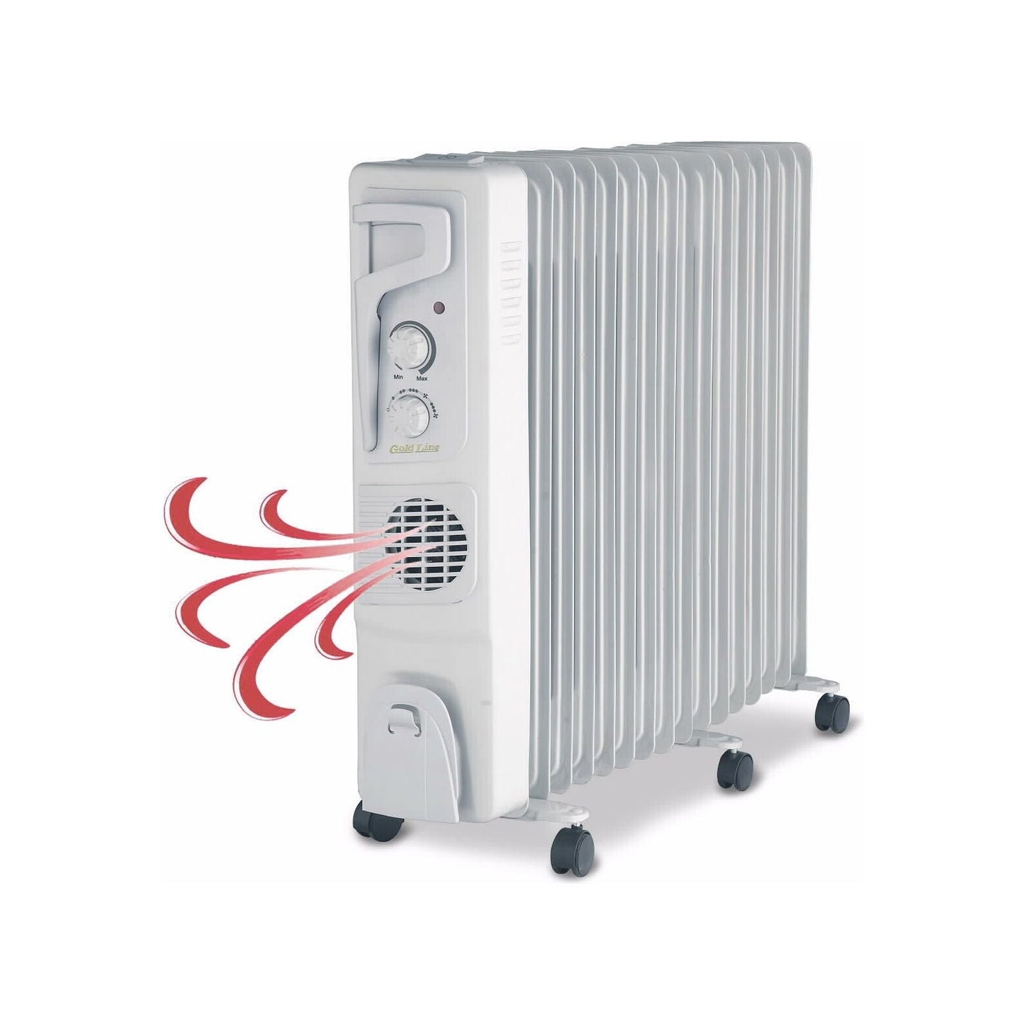 רדיאטור חימום בטיחותי 16 צלעות JUMBO+טורבו ומתקן לחות ATL-2016T