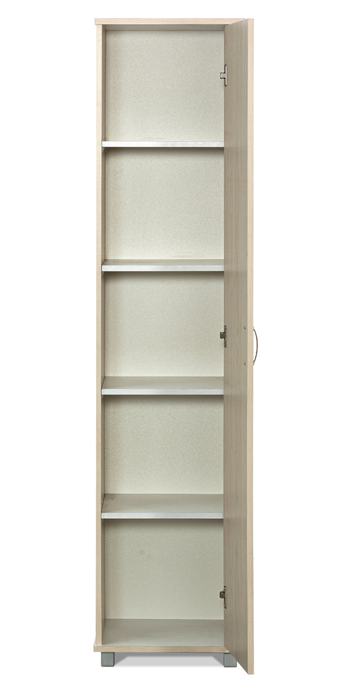 ארון שירות דלת אחת 5 מדפים מייפל מולבן