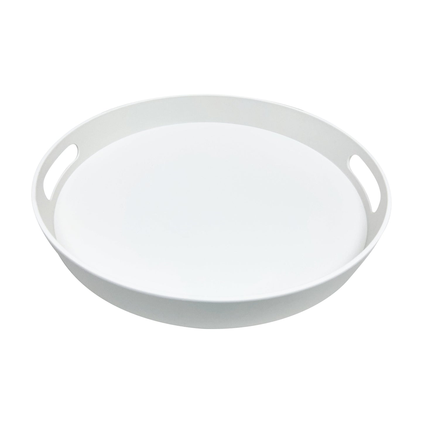 מגש עגול מלמין לבן 38.5 סמ