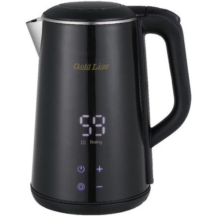 קומקום חשמלי דיגיטלי 1.6 ליטר שומר חום SECRET TOUCH דגם ATL-745 של GOLD LINE