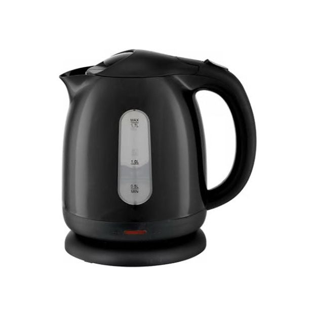 קומקום פלסטיק שחור 1.7 ליטר HEM-186 המילטון