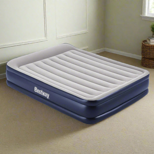 מזרון מתנפח זוגי עם משאבה מובנית, QUEEN TRITECH דגם 67630