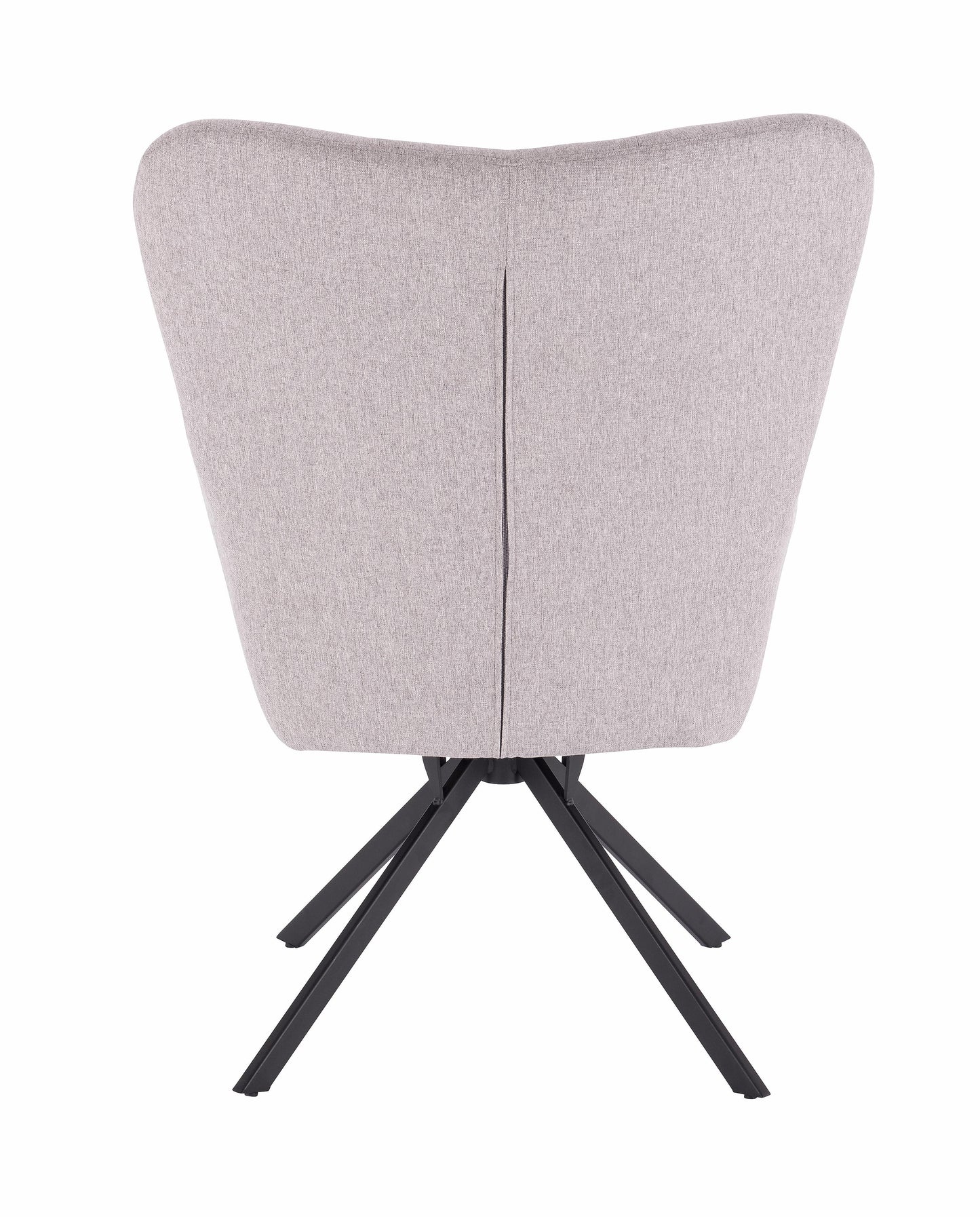 כורסא מפוארת מסתובבת אפור בהיר