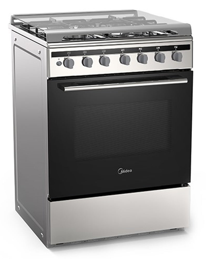 תנור אפיה מפואר עומד נירוסטה 60X60 MIDEA 24DMS4G113