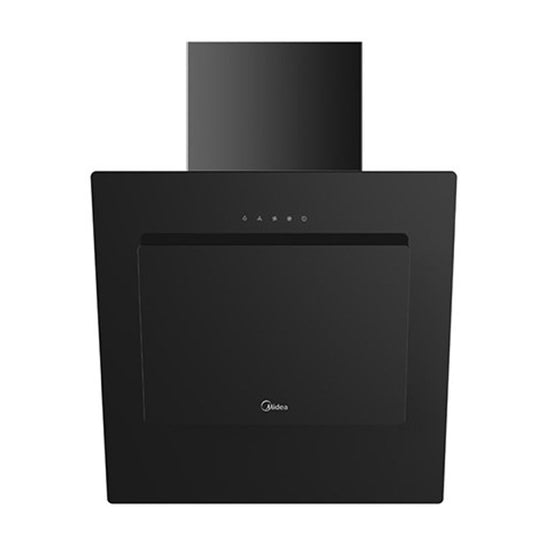 קולט אדים זכוכית שחור אלכסון 60 סמ MIDEA E60TEW2J82